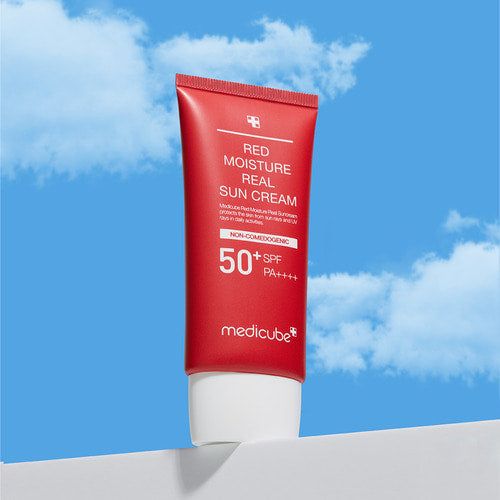 Medicube Red Moisture Real Sun Cream SPF50+PA++++ 50ml - EmpressKorea