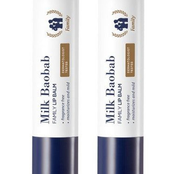Milk Baobab Family Lip Balm 3.5g*2pack - EmpressKorea