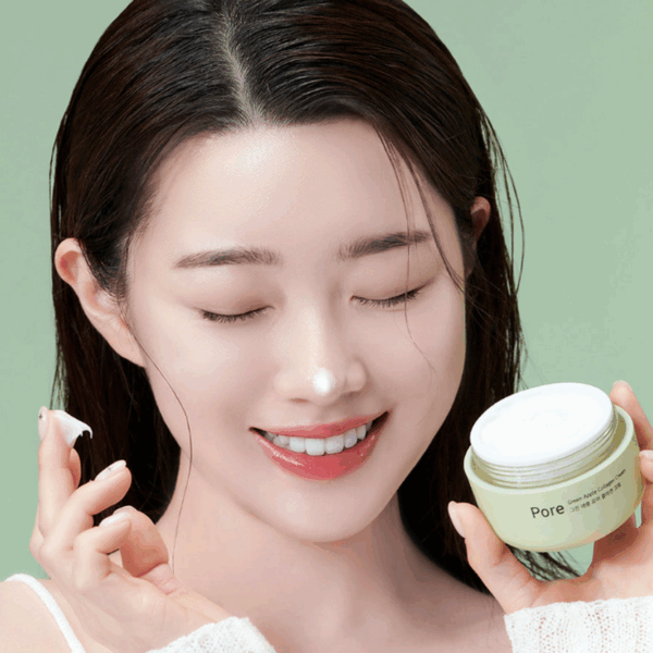 Milk Touch Green Apple Pore Collagen Cream 50ml - EmpressKorea