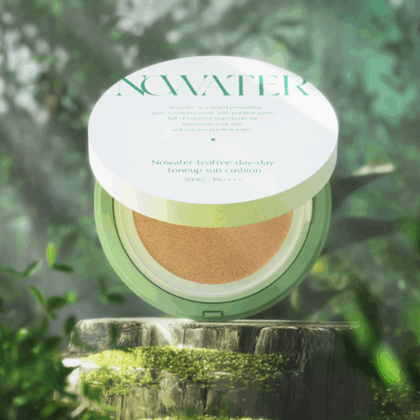 NOWATER Teatree Day-Day Tone Up Sun Cushion 25g - EmpressKorea
