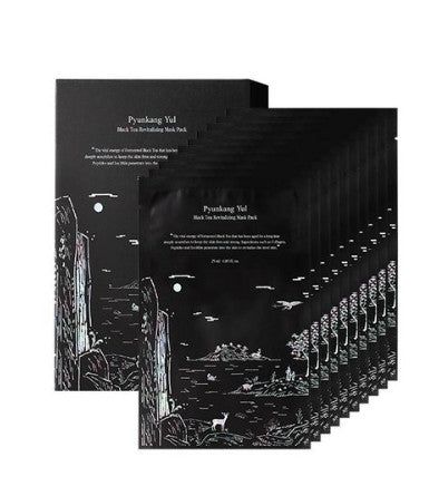 Pyunkang Yul Black Tea Revitalizing Mask Pack 25ml*10 packs - EmpressKorea