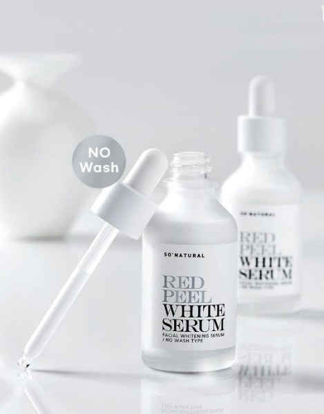 SO.NATURAL Red Peel White Serum 35ml - EmpressKorea