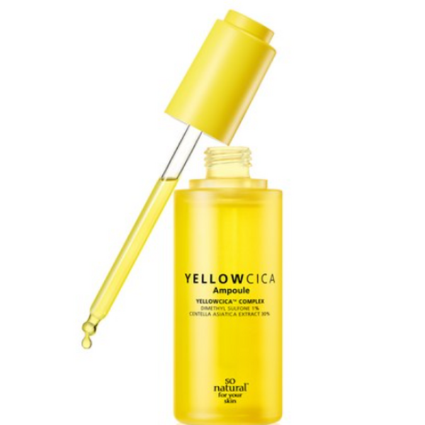 SO.NATURAL Yellow Cica Ampoule 50ml - EmpressKorea