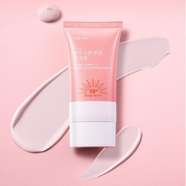 Shingmulnara Oxygen Water Tone Up Sun Cream SPF 50+ PA++++ 100ml - EmpressKorea