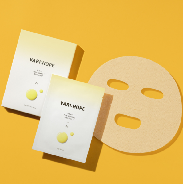 VARI:HOPE 8 Days Pure Vitamin C Mask Pack+ 22g*5packs - EmpressKorea