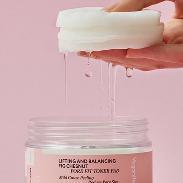 Veganifect Lifting & Balancing Atomizing Balm Pore Fit Toner Pad 70pads 120g - EmpressKorea