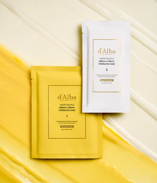 d'Alba White Truffle Serum & Cream Modeling Mask [Nutritive / Hydrating] 66g*4ea
