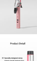 VODANA Glamwave Curling Iron FV 36mm Pink - Image 5