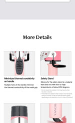 VODANA Glamwave Curling Iron FV 36mm Pink - Image 10