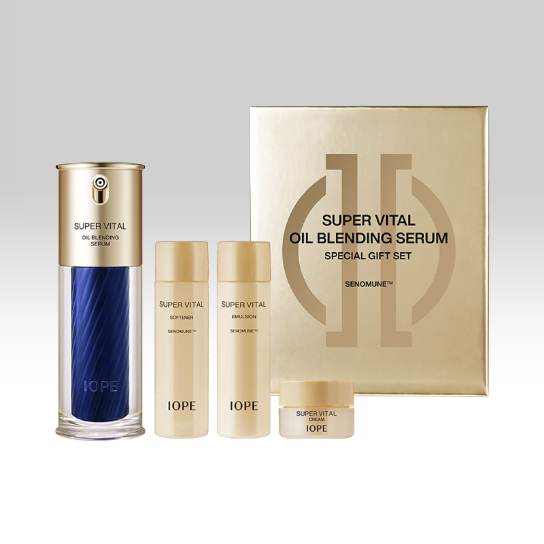 b0308-64 IOPE NEW 6th Generation Super Vital Oil Blending Serum 40ml Special Set - Image 1