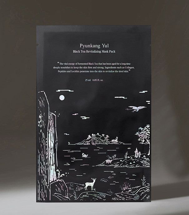 b0720-260 Pyunkang Yul Black Tea Revitalizing Mask Pack 25ml*10 packs - Image 1