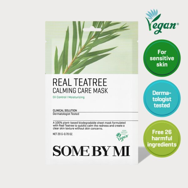 SOME BY MI Real Tea Tree Calming Care Mask Sheet 20g*10pcs