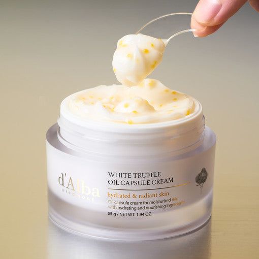 d'Alba [NEW] White Truffle Oil Capsule Cream 55g - EmpressKorea