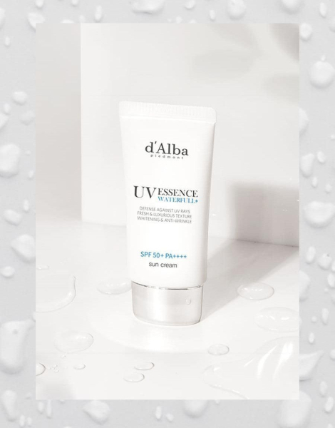 d'Alba UV Essence Waterfull Sun Cream 50ml - EmpressKorea