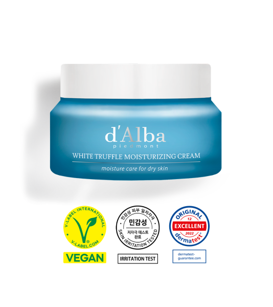 d'Alba White Truffle Moisturizing Cream 50g - EmpressKorea