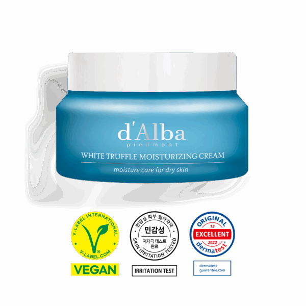 d'Alba White Truffle Moisturizing Cream 50g - EmpressKorea
