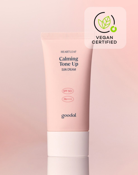 goodal Heartleaf Calming Tone Up Sun Cream SPF 50+ PA++++  50ml*2ea - EmpressKorea