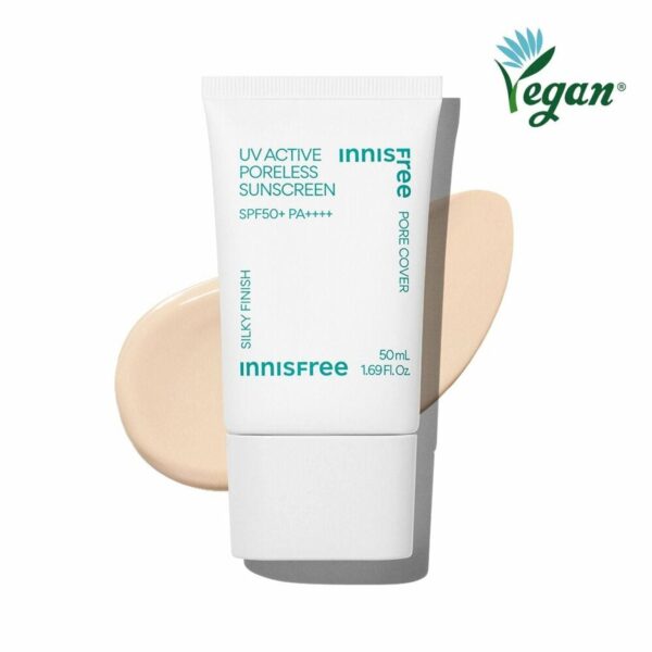innisfree UV Active Poreless Sun Screen SPF50+ PA++++ 50ml - EmpressKorea