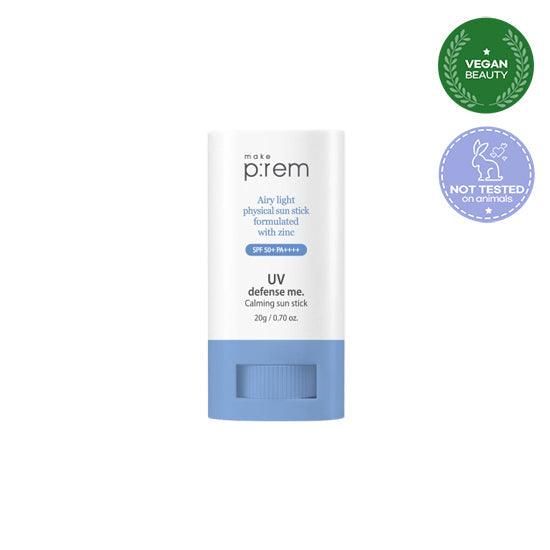 make p:rem UV Defense Me. Calming Sun Stick SPF 50+ PA++++ 20g - EmpressKorea