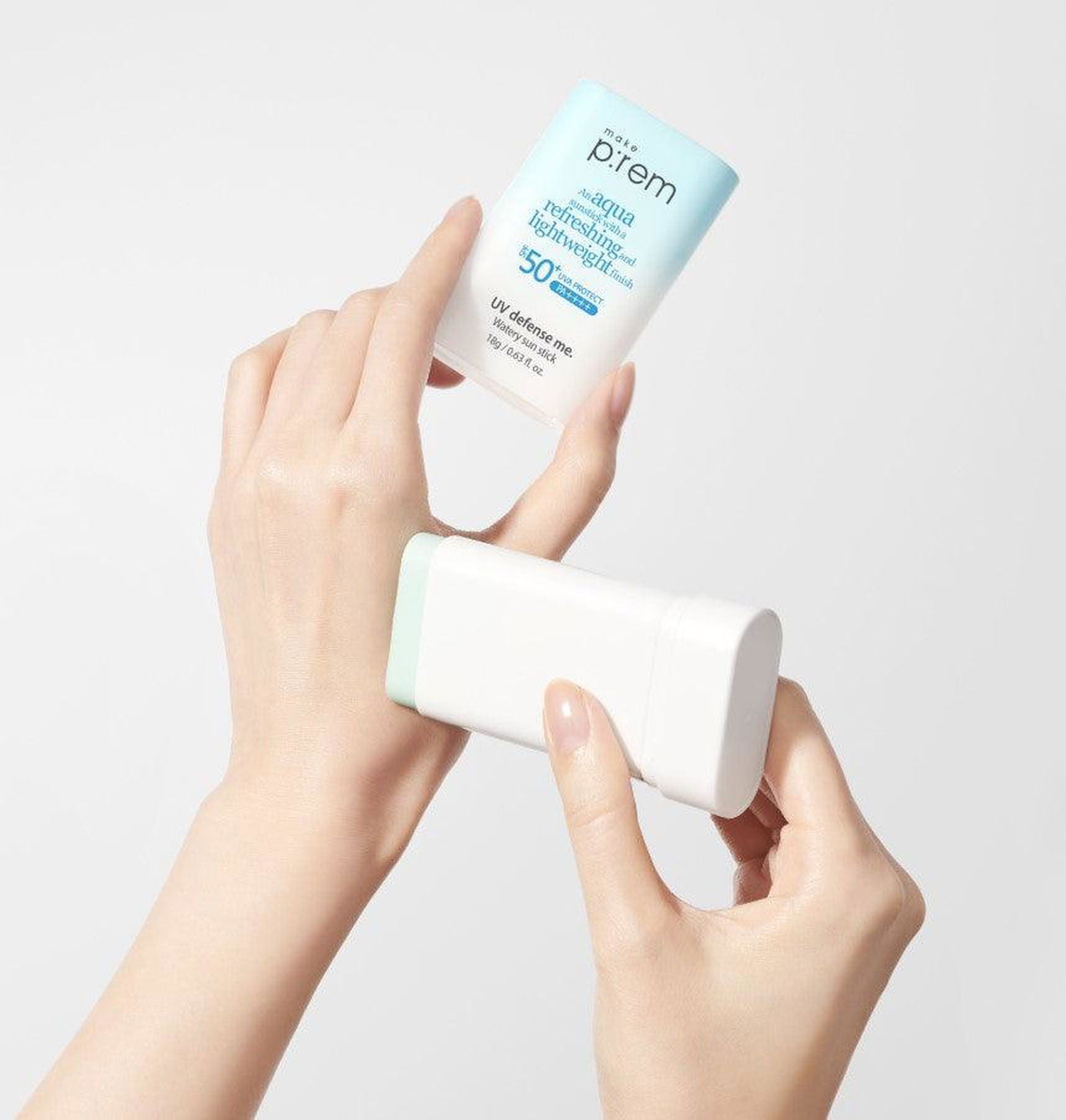 make p:rem UV Defense Me. Watery Sun Stick SPF 50+ PA++++ 18g - EmpressKorea