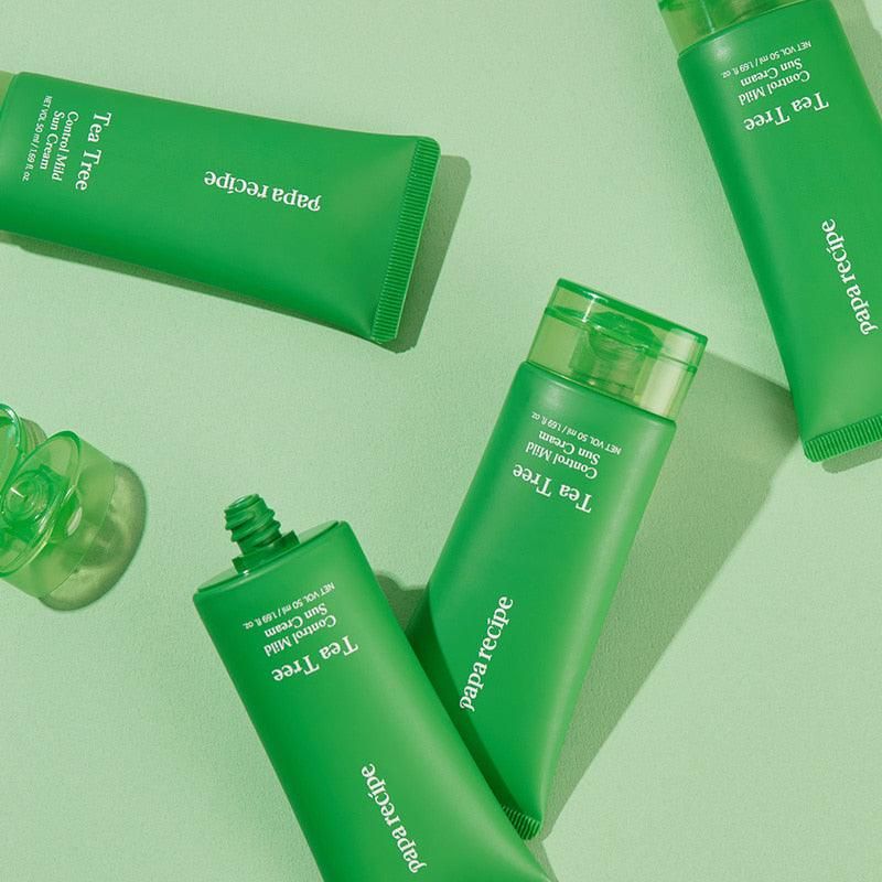 papa recipe Tea Tree Control Mild Sun Cream SPF 50+ PA++++ 50ml - EmpressKorea