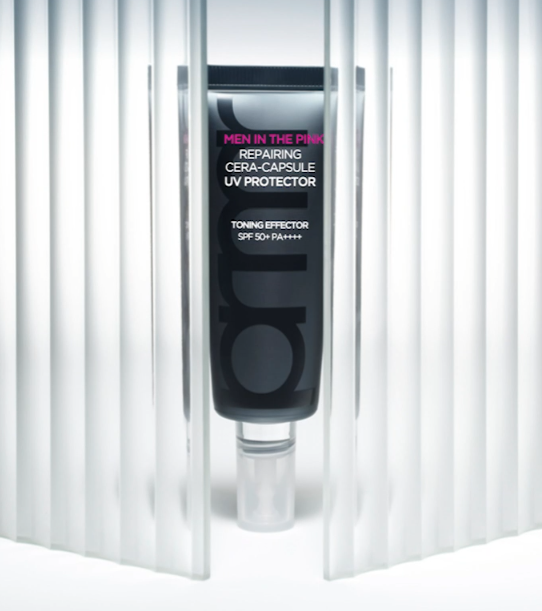 primera Men in the Pink Repairing Cera Capsule UV Protector Toning Effector SPF50+PA++++ 40ml - Image 3
