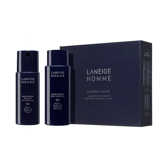 LANEIGE Blue Energy EX Toner 180ml & Lotion 125ml Duo Set – Revitalize Men's Skin with Marine Power - Men & kids - SKU: EK238036