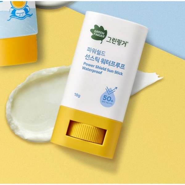 GREEN FINGER Power Shield Sun Stick Waterproof 18ml - Men & kids - SKU: empress-json-green-finger-power-6a51df0c