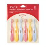 AVCA Baby Kids Soft Ultra-Fine Bristles Infant Toddler Toothbrush 6 Pieces *2ea - Baby & Kids Care - SKU: empress-json-avca-baby-kids-3-46c12167