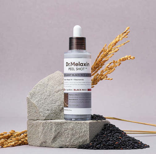 Dr.Melaxin Exfoliate Black Rice Ampoule 80ml - Serum & Ampoule - SKU: 6565323200052-6cbe0995