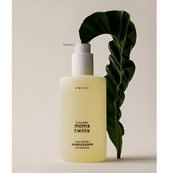 mom&twins Pure Botanic Baby Shampoo&Bath pH5-6 Balanced 320ml - Baby & Kids Care - SKU: PREMIUM-320ML-BABY & KIDS CARE-DT-0c83b20e