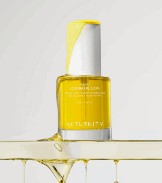 RETURNITY Organic Jojoba Oil 100% 50ml - Face Oil - SKU: EK306651-2525f255