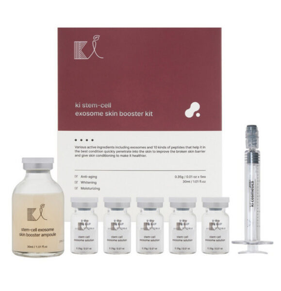 ki cosmetics Stem Cell Exosome Skin Booster Kit (Ampoule 30ml+Stem Cell 0.35ml*5ea) - Skincare - SKU: 6963212121212-906d5129