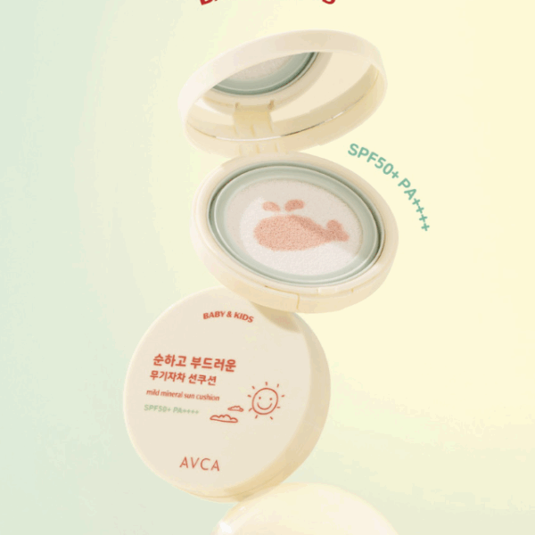 AVCA Baby Kids Mild Mineral Sun Cushion SPF50+ PA++++ 13g - Men & kids