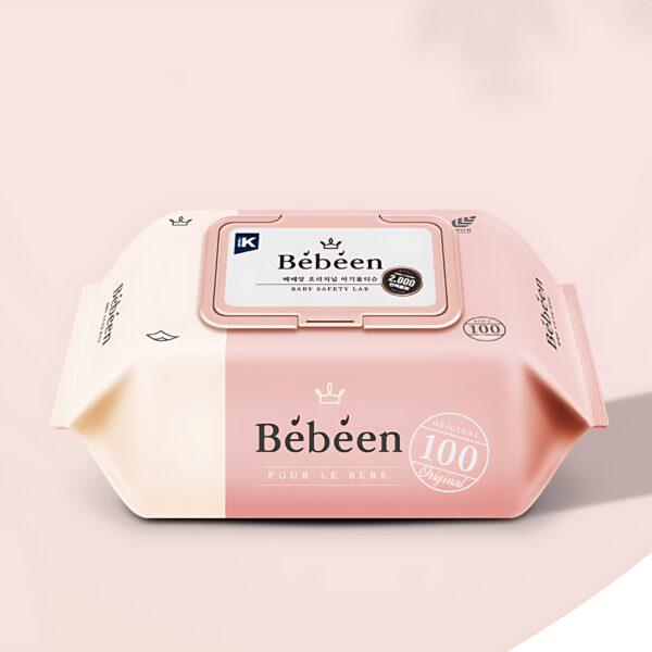 Bebeen Original Baby Wipes 100sheet 375g*10packs - Baby & Kids Care - SKU: 4242515120200-0f319963