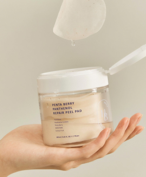 HEVE BLUE Pentaberry Panthenol Repair Peel Pad 170ml/70pcs - Masks & Treatments - SKU: 4512784854121-6e7695e1