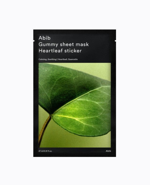 Abib Gummy sheet mask Heartleaf sticker 27ml*10pcs - Masks & Treatments - SKU: 9758477428981