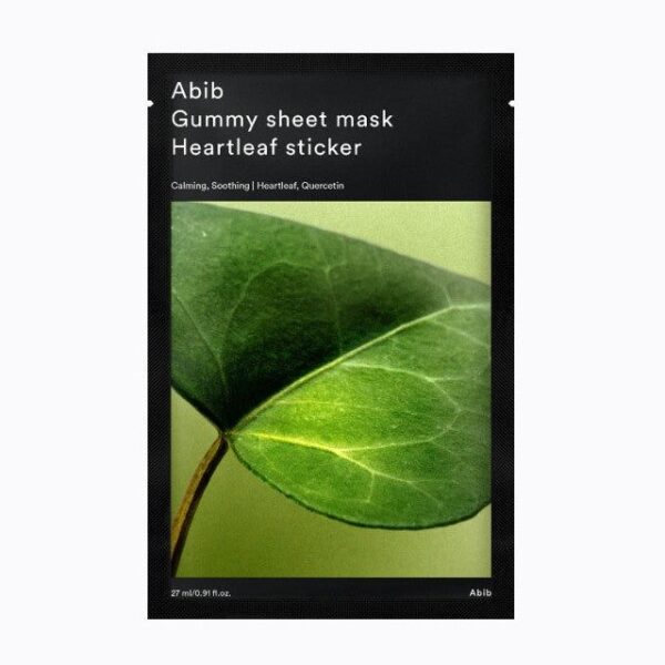 Abib Gummy sheet mask Heartleaf sticker 27ml*10pcs - Masks & Treatments - SKU: 9758477428981