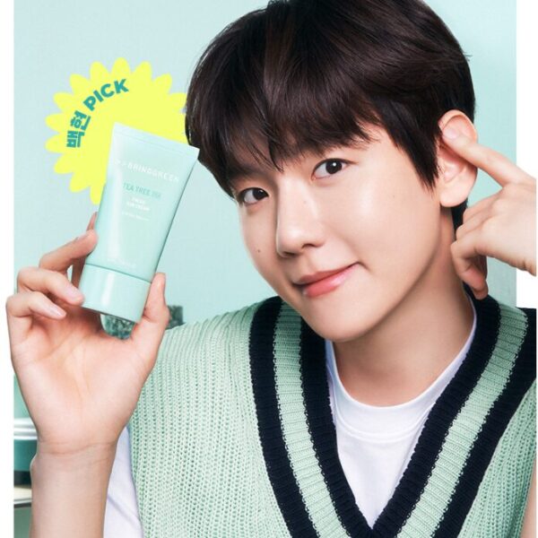 BRING GREEN Tea Tree Cica Fresh Sun Cream 50ml - Sun & Protection - SKU: 8307423215861-b7432893