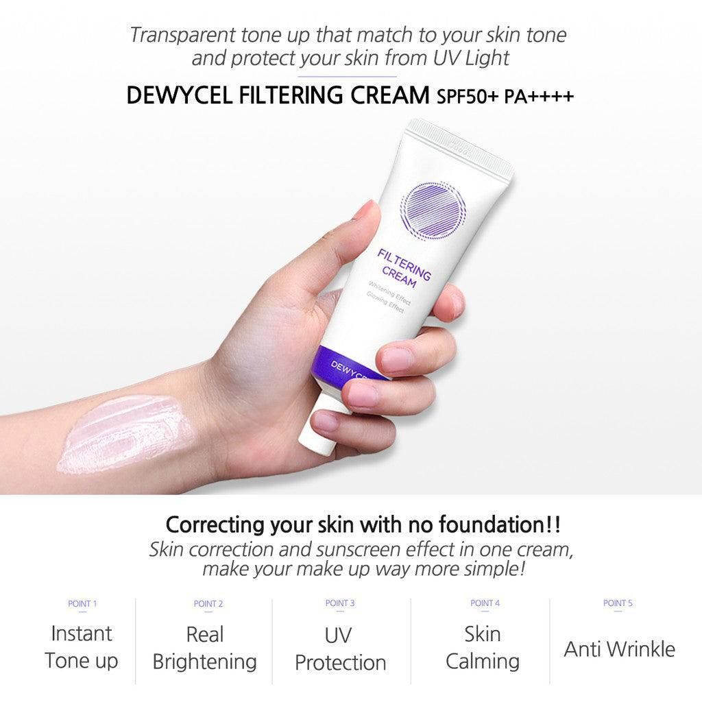 DEWYCEL Filtering Cream SPF 50+ PA++++ 40ml - BB & CC Cream - View 2