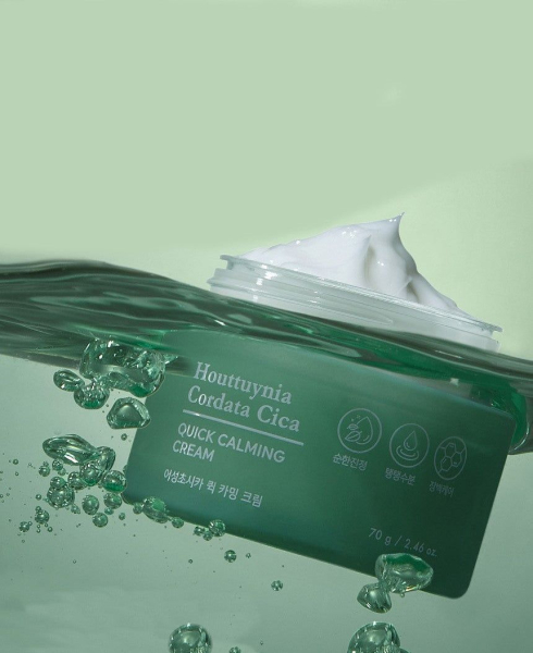 TONYMOLY Houttuynia Cordata Cica Quick Calming Cream 70g - Skincare - SKU: 9706069743861-d3c5e3a8