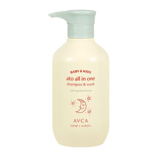 AVCA Baby Kids Ato All-in-one Shampoo and Wash 500ml - Baby & Kids Care