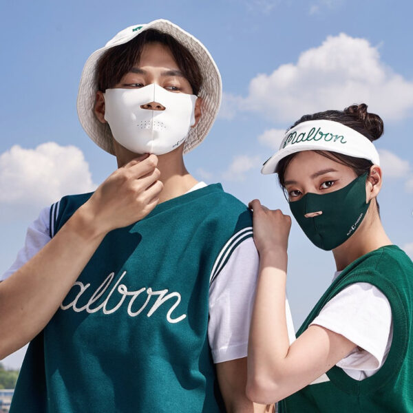 SUNMASKIN Premium UV Protection Sports Golf Fishing Mountain Climbing Bicycle Tennis Outdoor Activities Mask Open Style MADE IN KOREA - Sun & Protection - SKU: 8153941934325