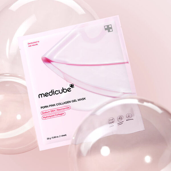 medicube PDRN Pink Collagen Gel Mask 28g*4pack - Masks & Treatments - SKU: 4PACK-DT-b106b9e8