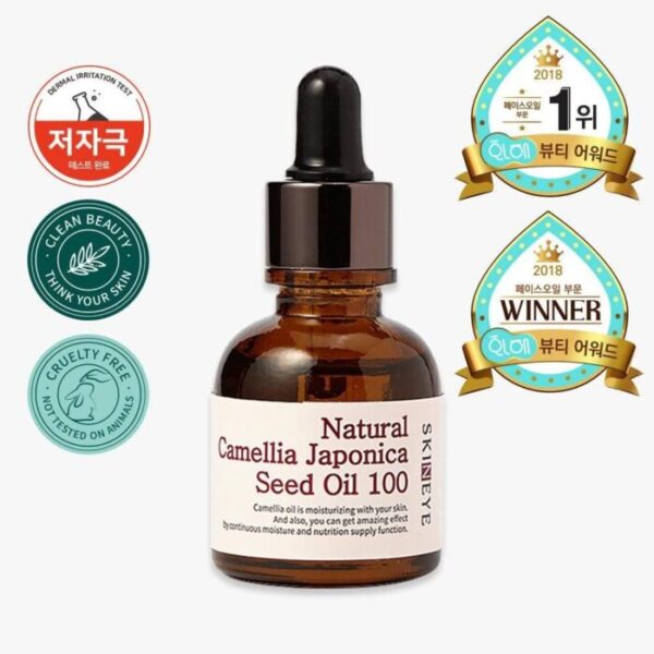 SKINEYE Natural Camellia Japonica Seed Oil 100 20ml - Face Oil - SKU: EK240702
