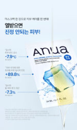 Anua 8 Hyaluronic Acid Catechin Cool Slim Mask 24ml*10 Sheets - Image 4