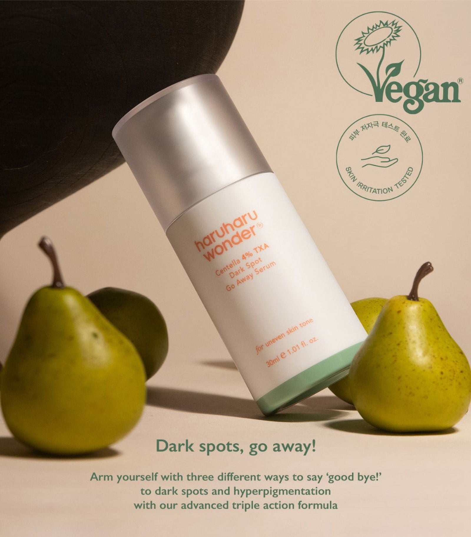 haruharu wonder Centella 4% TXA Dark Spot Go Away Serum 30ml - Serum & Ampoule - SKU: 8521032987458-ef351aba