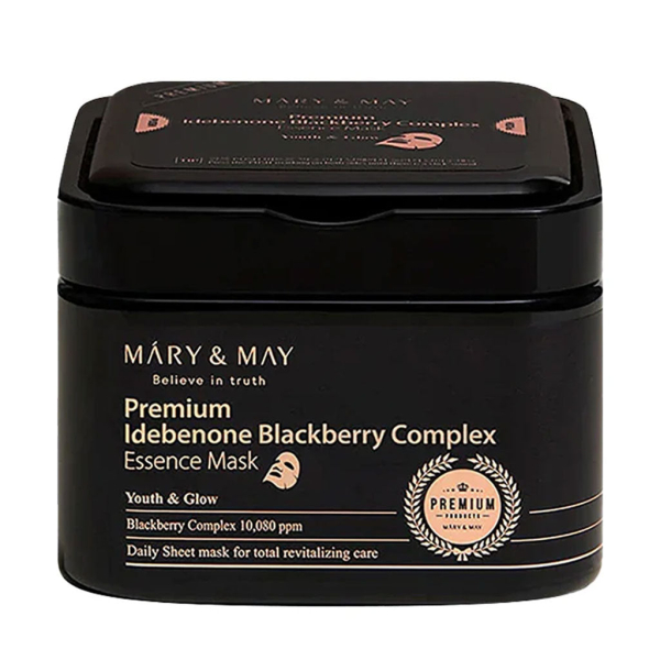 Mary&May Premium Idebenone Blackberry Complex Essence Mask 20masks 250g