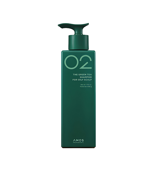 AMOS The Green Tea Shampoo - For Oily Scalp 500g